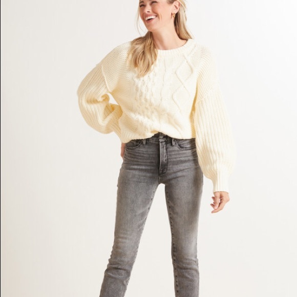 Free People Dream Cable Crewneck Sweater - Picture 11 of 15